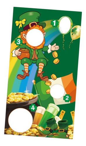 Toss Game Banner Themed Banner Photo Prop Juego Ropa Verde