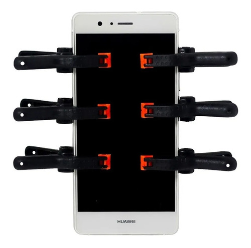 6 Mini Pinzas Para Sostener Pantalla De Celular- Envió Exps.