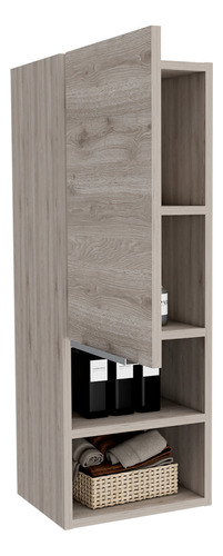 Mueble Auxiliar De Baño Mila 81x30 Rta Cantidad de agujeros para grifería Sin agujeros Mueble Ceniza