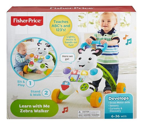 Fisher Price Zebra Andadora De Aprendizaje