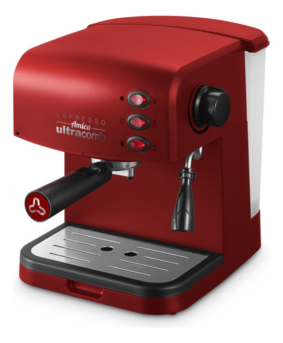Cafetera Ultracomb Ce-6108 Automática Roja Expreso 220v