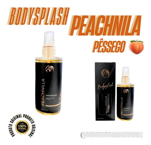 Body Splash Fragância De Pêssego 250 Ml Pós Banho