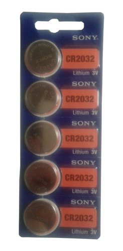 Bateria Cr 2032 Sony Caixa Com 100 Unidades