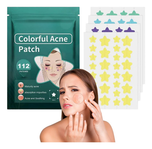 Parches Estrella Star Anti Acne Espinillas Granos Face Patch