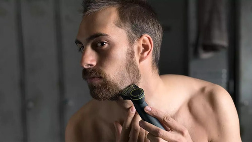 Imagen 5 de 7 de Afeitadora Philips Oneblade Pro Qp6530 + Repuesto Qp210