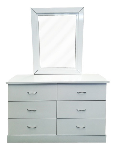 Tocador Vibo 6 Cajones Blanco Këssa Muebles