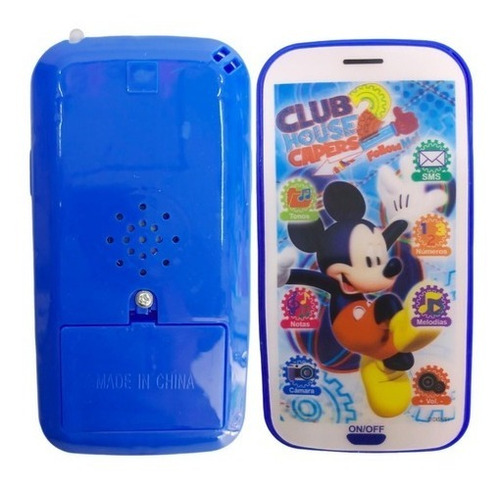 Imagen 2 de 4 de Celular Phone Disney Mickey Con Luz Y Sonido Ditoys 2088