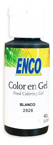 Color Gel Blanco Comestible Repostería 40 Grs Enco 2926