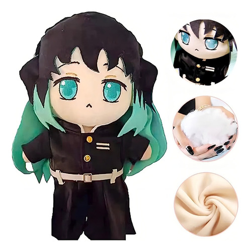 G Peluche, Figura Anime Muñeco Peluche 26cm Color Negro