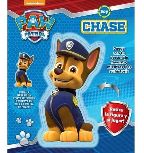 Paw Patrol Libro Chase Con Figura Para Jugar