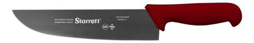 Faca Refile De Mesa Lâmina Reta Starrett 25cm/10 Vermelho