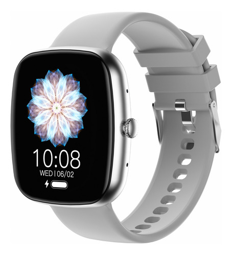 Relógio Inteligente Smartwatch Ultra Bazik Prime S35 Ultra Max, Masculino E Feminino Smartwatches Para Android, Ios 123 Modos Esporte Ip67 47mm Cor Prateado