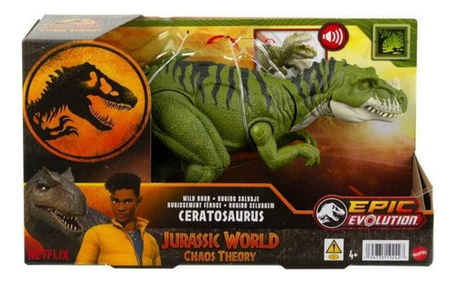 Jurassic World Chaos Theory Ceratosaurus Con Sonidos
