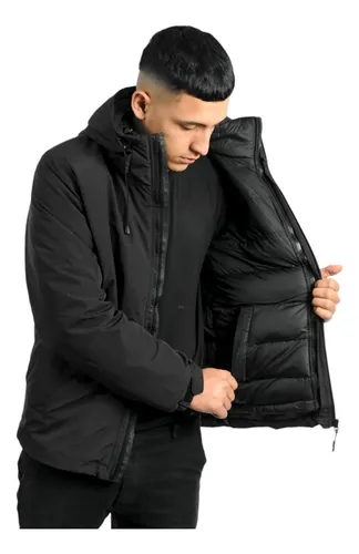 Campera Impermeable Hombre Desmontable 2 En 1 Importada Hhp