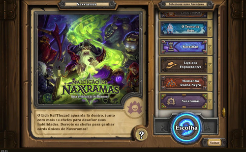 Conta Hearthstone 2017