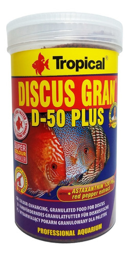 Discus Gran D-50 Alimento Super Premium Granulos Peces 110gr