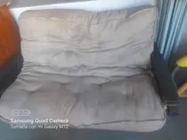 Comprar Futon Sillon   2 Cuerpos  Con Mesa Ratona De Regalo 