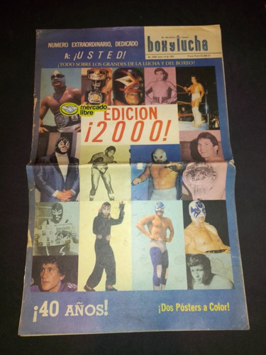 Revista De Lucha Libre Edición 2000!!! Especial 64 Páginas!!
