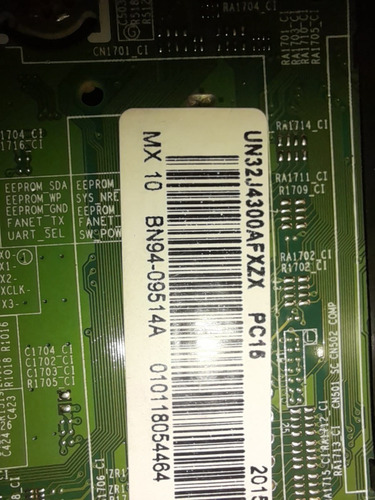 Main Samsung Modelo Un32j4300afxzx / Bn94-09514a (Usado)
