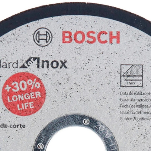 Disco De Corte Para Acero Inox 115mmx1,6 Bosch 2607691742