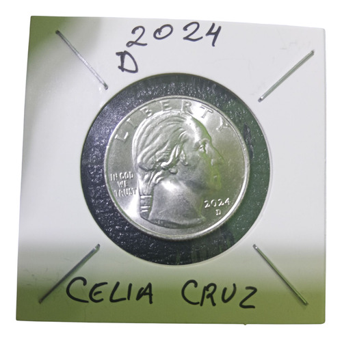 Moneda Conmemorativa Celia Cruz Cuarto De Dólar