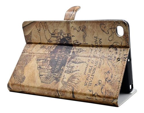 Imagen 6 de 7 de iPad Mini 4 Funda De Hogwarts Mapa Del Merodeador Retro De