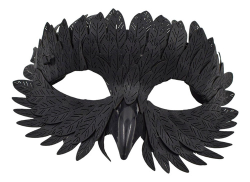 Halloween Decor Feather Eye For Stage Performance Prom Negro