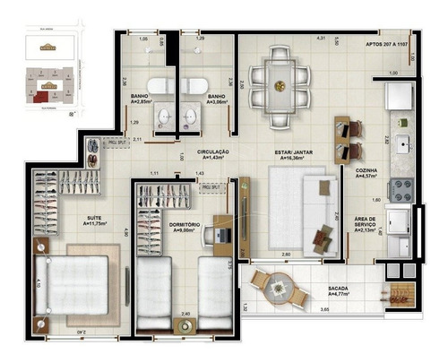 Imagem 15 de 15 de Apartamento - Pagani - Ref: 11159 - V-11159