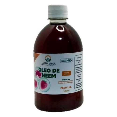 Óleo De Neem/nim Concentrado 500ml - Rende 150 Litros - Vd00