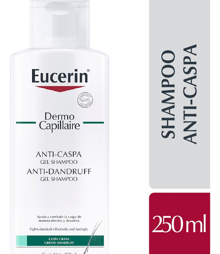 Eucerin Dermocapillaire Shampoo Anticaspa Gel 250ml