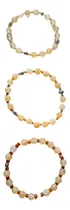 Comprar Pulsera Citrino 3 Tipos Opaca Pulida Y Facetada