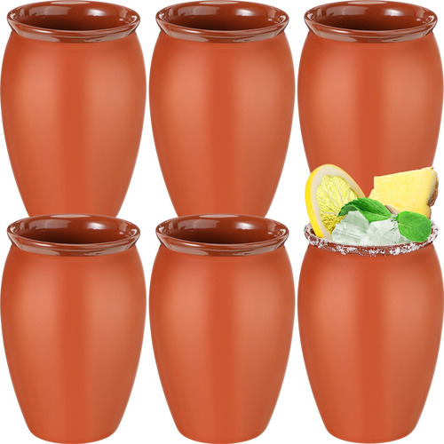 Juego De 6, Vasos De Coctel De Ceramica De 12 Onzas, Cantari