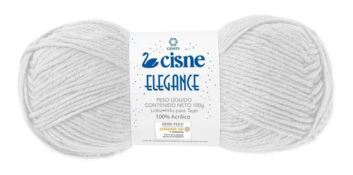 Imagen 2 de 3 de Lana Cisne Elegance 100 % Acrílico Por Ovillo 100gr