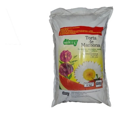 Torta De Mamona  5 Kg - Dimy  - Vitamina Para Plantas