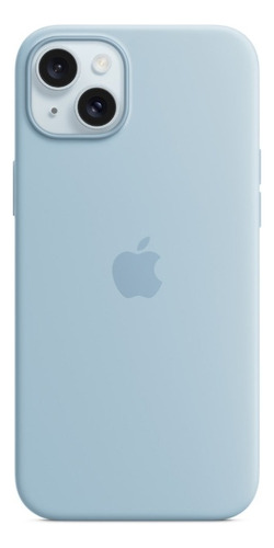 Funda De Silicon Premium Compatible Con Iphone Iphone Azul Claro Iphone 15