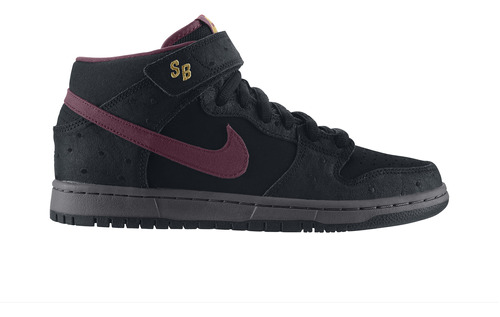 Zapatillas Nike Sb Dunk Mid Black Ostrich 314383-060   