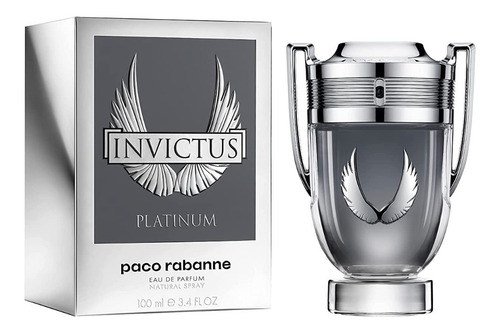 Imagen 1 de 1 de Perfume De Hombre Paco Rabanne Invictus Platinum 100 Ml Edp