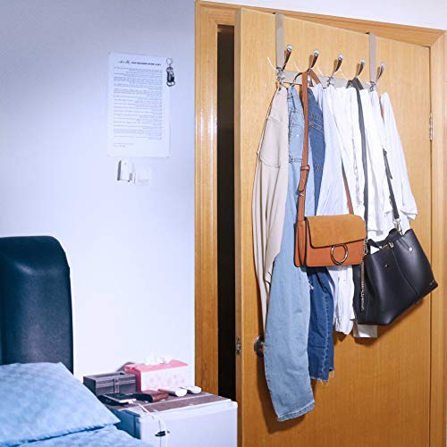 Webi Gancho De Puerta Colgador De Puerta Con 5 Ganchos Tri P
