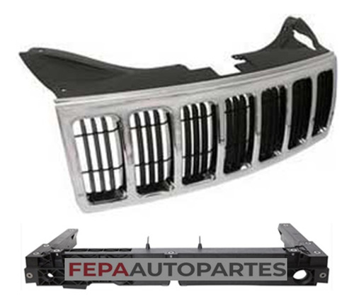 Parrilla Rejilla Frontal Jeep Grand Cherokee 2005 / 2010