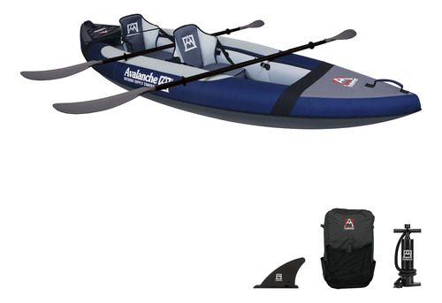 Avalanche Juego Kayak Inflable Voyager Para 2 Persona Bomba