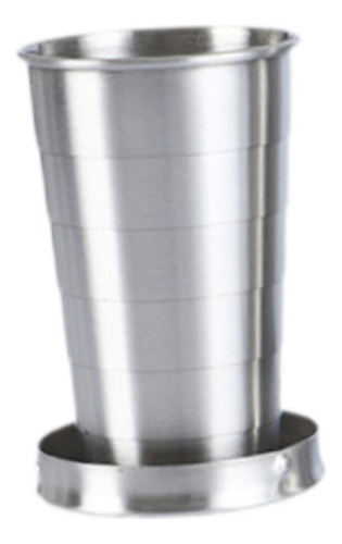 Taza Plegable Taza Portátil De Acero 75ml 5cmx7cm