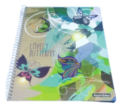 Cuaderno Asamblea A4 Butterfly 80hjs Premium Tapa Dura C/esp