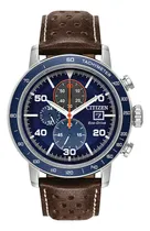 Comprar Reloj Citizen Crono Ecodrive Ca064809l Cuero Fecha Hombre