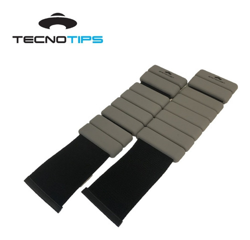 Imagen 2 de 8 de Par Pesas Tobilleras 0,5 Kg C/u 1/2kg Acero Engomado