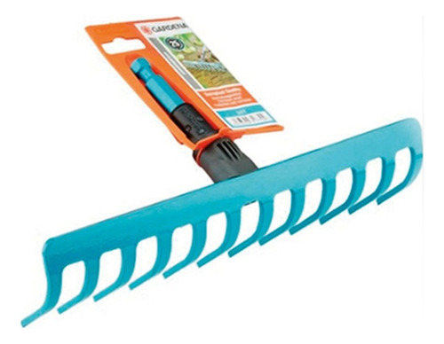 Rastrillo Gardena Combisystem 14 Dientes Celeste