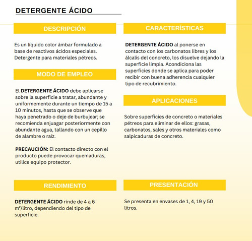 Detergente Acido Para Losetas 1 Litro Proconsa