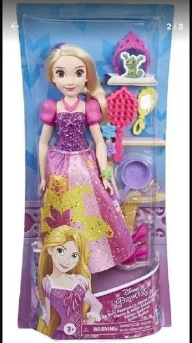 Muñeca Princesas Disney Rapunzel Estilo Audaz E8112 Hasbro