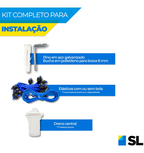 Imagem 5 de 6 de Capa De Piscina Cobertura Resistente 300sl Micra 6x3 Mts