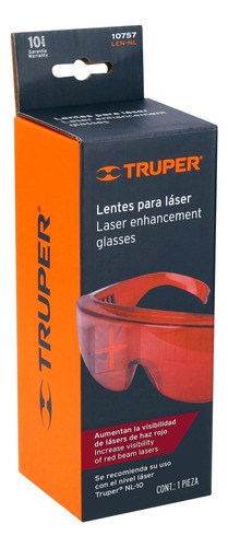 Gafa Para Láser Lente Rojo - Truper