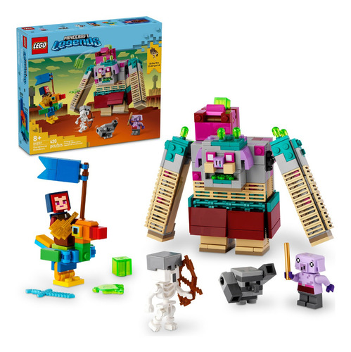 Plego® Minecraft® O Duelo Com O Devorador: Brinquedos Educativos Perfeitos Para Crianças De 8 Anos Presente De Aniversário Com Brinquedos De Minecraft Que Estimulam A Criatividade!/p